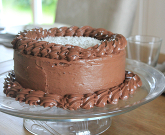 Sjokoladekake med vaniljekrem