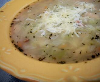 Quick Cabbage and White Bean Soup