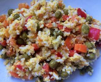 Kjøttfri mandag: Stekt ris med grønnsaker