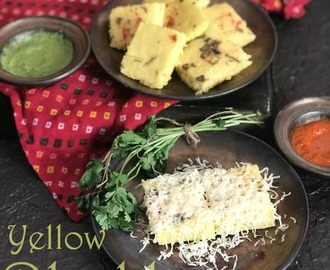 Y – Yellow Dhokla with Cheese