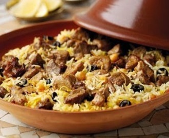 Μαροκινό ρύζι με αρνί
