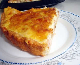 Γαλλική τάρτα με τυριά και μπέικον!!!
