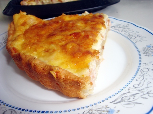 Γαλλική τάρτα με τυριά και μπέικον!!!