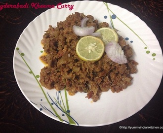 Mince Meat Recipe,Hyderabadi Kheema Curry