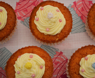 Cupcakes framboise/chocolat blanc (pour les princesses)