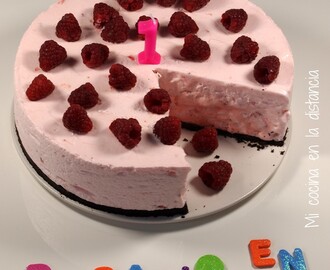 Tarta helada Nube de fresa (Strawberry Cloud Cake)