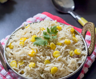Sweet corn Pulao | Easy pulao recipes | How to make sweet corn pulao | one pot meals | Lunch box recipes