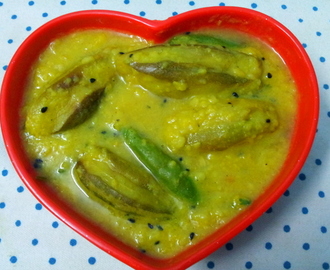 Lentils With Pointed Gourd(Parwal)/ Bengali Dal–Potol Recipe