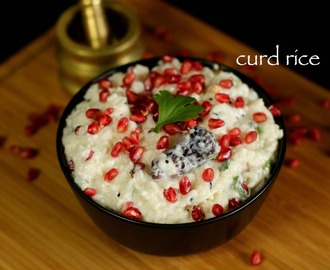 curd rice recipe | mosaranna recipe | thayir sadam recipe