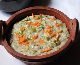 Kambu Curd Rice Recipe / Pearl Millet Curd Rice Recipe - Millets Recipes