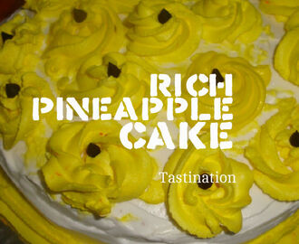 Rich Pineapple Cake