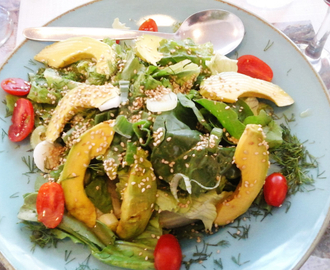 Avokado salat- deilig sommermat
