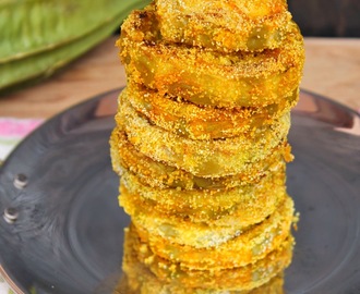 Rava Fried Ridge Gourd | Ghosalem Fodi | Goan Recipes | Luffa | Turai | Semolina | Goan Recipes