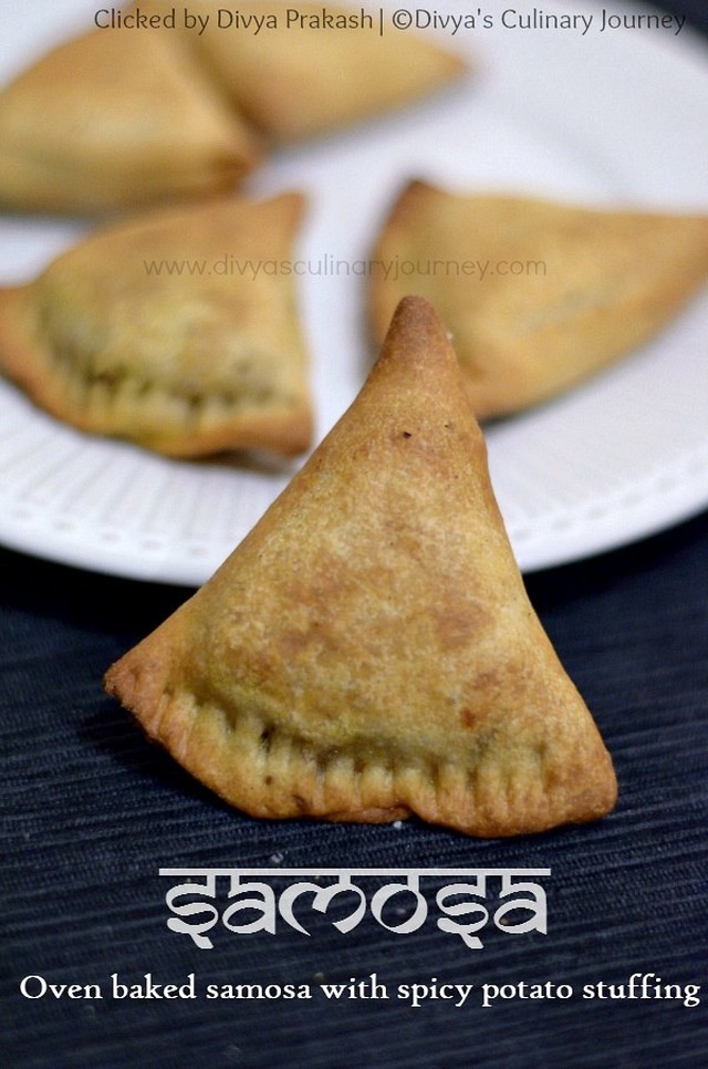 Baked Samosa Recipe | Oven baked Punjabi Aloo Samosa | Potato samosa baked in oven