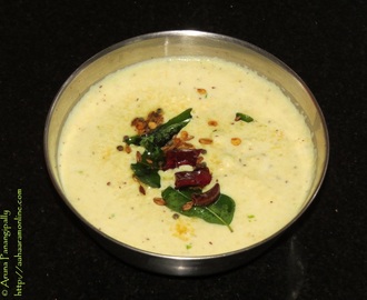 Kobbari-Gulla Senaga Pappu Pachadi (Coconut and Roasted Gram Chutney)