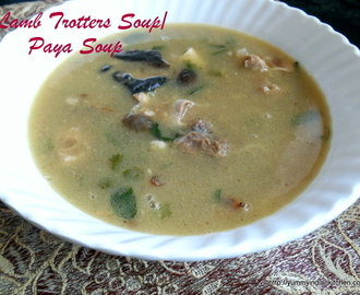 Lamb Trotters Soup,Mutton Paya Soup|Aatu Kaal Soup Recipe