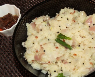 Rava Upma with Onion – Savoury Cream of Wheat with Onions