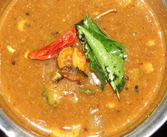 Pavakka Theeyal (Bitter Gourd in a Spiced Tamarind and Coconut Gravy)