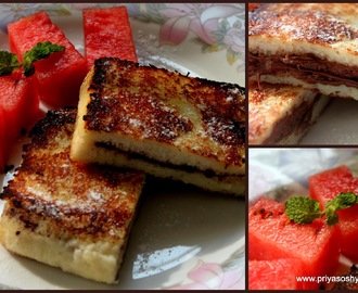 Nutella French toast