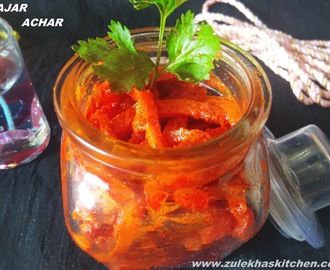 Recipe of Gajar Achar / Instant Carrot Pickle