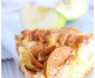 Gâteau aux pommes facile.