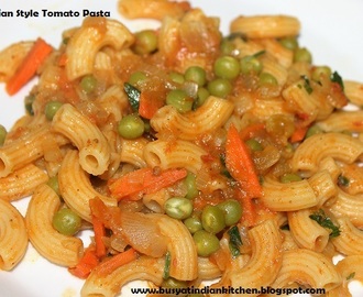 Indian Style Tomato Pasta