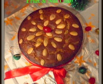 Eggless & Butterless Christmas Fruit Cake