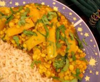 Chana Dal With Bell Pepper