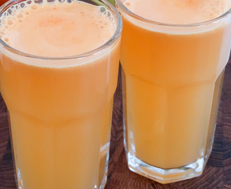 Juice med morot, apelsin, äpple + sting