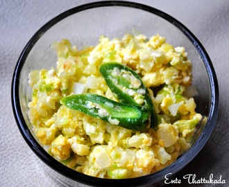 Stir fried Cabbage with Eggs