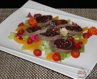 Receita de Salada de atum fresco com laranja
