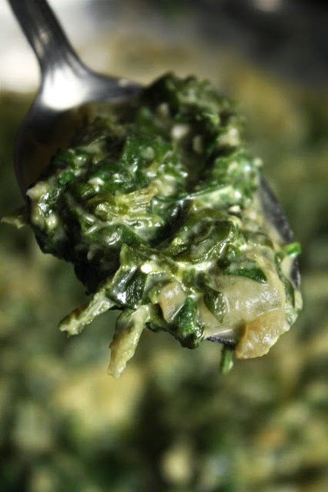 Saag Paneer - Curried Spinach with Cottage Cheese