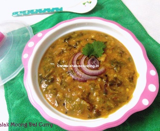 Palak Moong Dal Curry