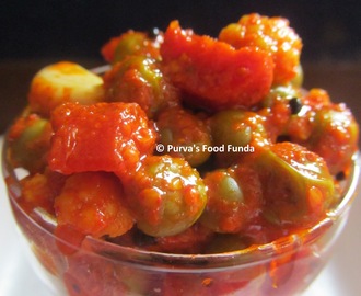 Mix Vegetable Pickle / Bhajyanche Lonche