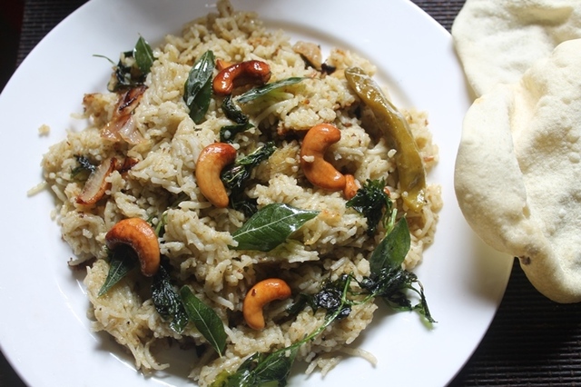 Perfect Ghee Rice Recipe - South Indian Wedding Style Nei Choru Recipe