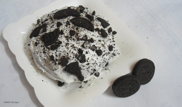 Oreo Cake | Oreo cake with Whipped cream Frosting | Easy Birthday Cake Ideas