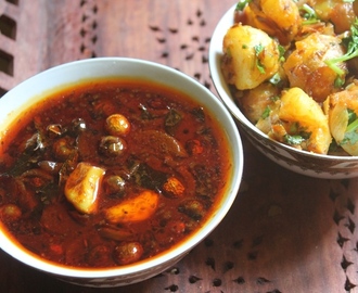 Sundakkai Vathal Kuzhambu & Chutta Appalam Recipe - Vatha Kuzhambu Recipe