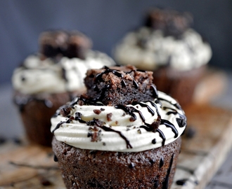 Verdens beste Brownie-cupcakes