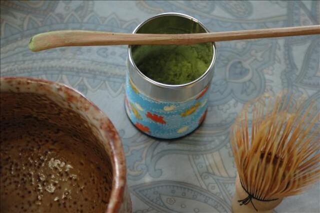 Preparing Matcha (Japanese Powdered Green Tea)
