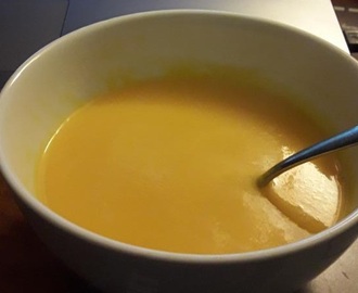Sopa crema de Calabaza y Zanahoria