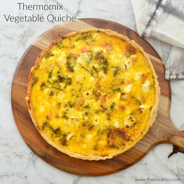 Thermomix Vegetable Quiche