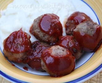 Potluck Sunday ~ The PW's BBQ Meatballs