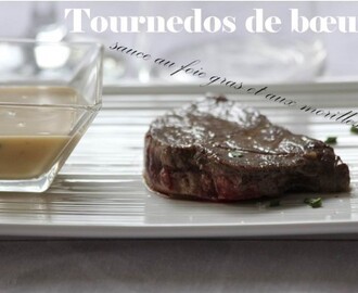 Tournedos de bœuf, sauce au foie gras et aux morilles