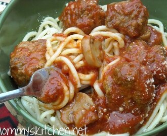 Make Ahead Meal for Busy Moms Book Review & Spaghetti & Meatballs