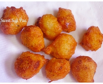 Suji Ka Pua(Sweet Semolina Fritters)