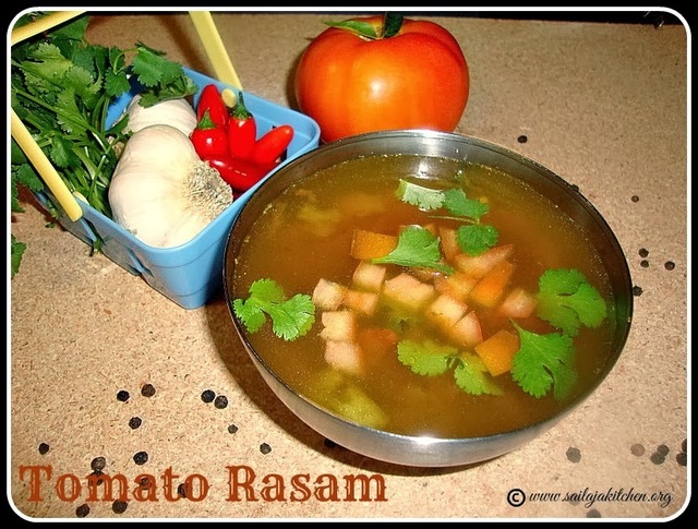 Tomato Rasam / Thakkali Rasam / Tomato Rasam Recipe / Rasam Recipe / Tomato Charu Recipe- How to Make Tomato Rasam.