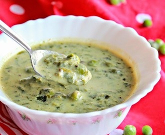 Methi Matar Malai, Creamy Curry With Fenugreek Leaves and Peas