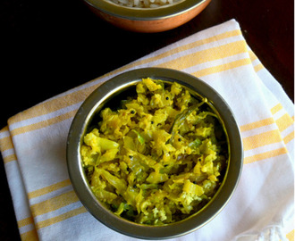 Cabbage Thoran ~ Cabbage Sauté with Coconut and Spices | A Kerala Recipe