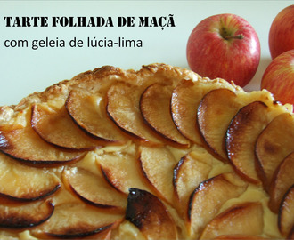 Tarte folhada de maçã com geleia de lúcia-lima / Apple tart with verbena jelly