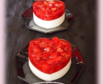 Coeur léger aux fraises et fromage blanc